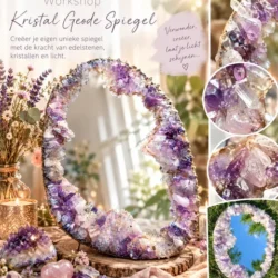 Workshop kristal geode spiegel